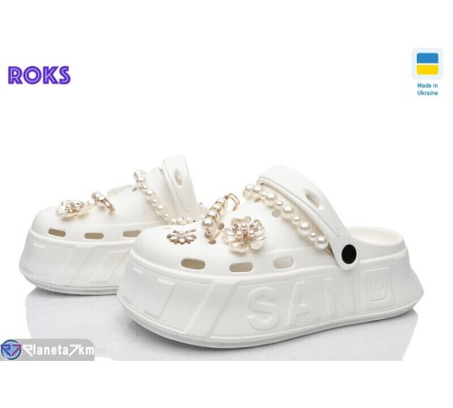 Кроки жіночі на літо (6 пар р.36-40) білий  "Roks"