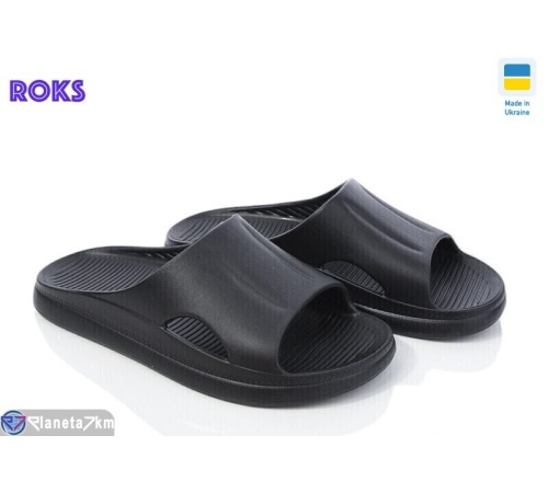 Шлепки жіночі на літо (8 пар р.37-40) чорний  "Roks"