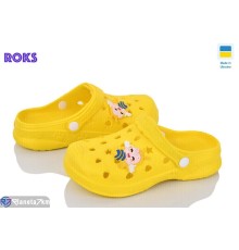 Кроки дитячі на літо (6 пар р.24-33) жовтий  "Roks"