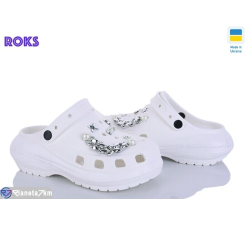 Кроки жіночі на літо (6 пар р.36-40) білий  "Roks"
