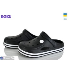 Кроки дитячі на літо (8 пар р.37-41) чорний  "Roks"