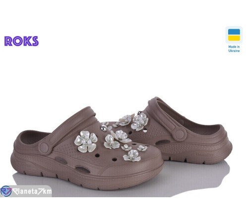 Кроки жіночі на літо (8 пар р.36-41) коричневий  "Roks"