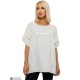 Футболка жіноча на літо (3 шт. р.сетка XL-3XL) білий  "Masari"