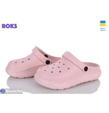 Кроки дитячі на літо (6 пар р.33-35) рожевий  "Roks"