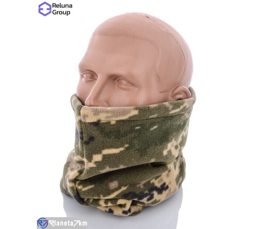Баф жіночий на весну/осінь (1 шт. р.сетка One size) зелений  "Raluka"