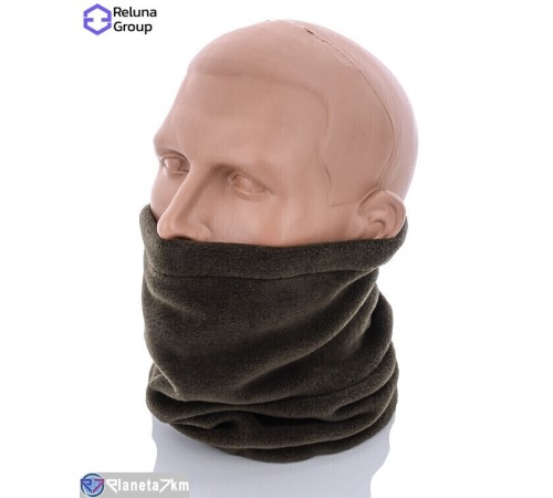 Баф жіночий на весну/осінь (1 шт. р.сетка One size) зелений  "Raluka"