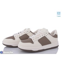 Кросівки жіночі на весну/осінь (8 пар р.36-41) коричневий  "FERICE"