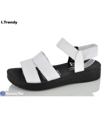 Босоніжки жіночі на літо (8 пар р.36-41) білий  "Trendy"