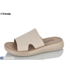 Шлепки жіночі на літо (8 пар р.36-41) бежевий  "Trendy"