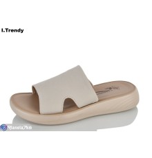 Шлепки жіночі на літо (8 пар р.36-41) бежевий  "Trendy"