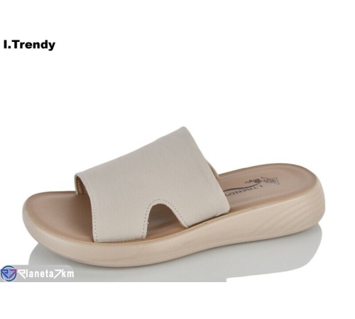 Шлепки жіночі на літо (8 пар р.36-41) бежевий  "Trendy"