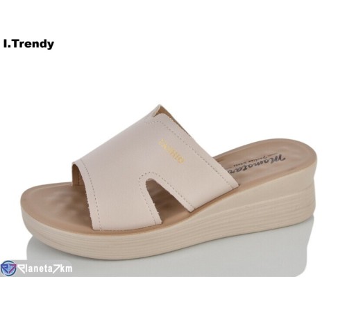 Шлепки жіночі на літо (8 пар р.36-41) бежевий  "Trendy"