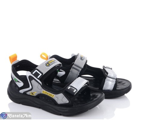 Сандалі дитячі на літо (8 пар р.36-41) сірий  "Normashoes"