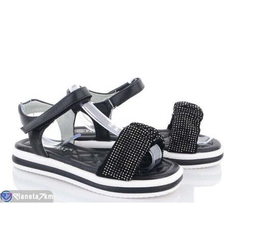 Дитячі босоніжки на літо (8 пар р.32-37) чорний  "Normashoes"