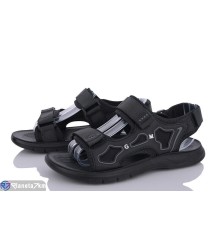 Сандалі чоловічі на літо (8 пар р.40-45) чорний  "Normashoes"