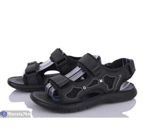 Сандалі чоловічі на літо (8 пар р.40-45) чорний  "Normashoes"