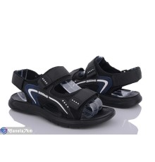 Сандалі чоловічі на літо (8 пар р.40-45) чорний  "Normashoes"