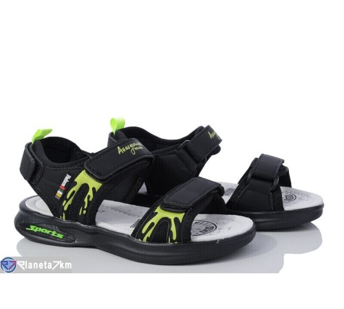Сандалі дитячі на літо (8 пар р.32-37) чорний  "Normashoes"