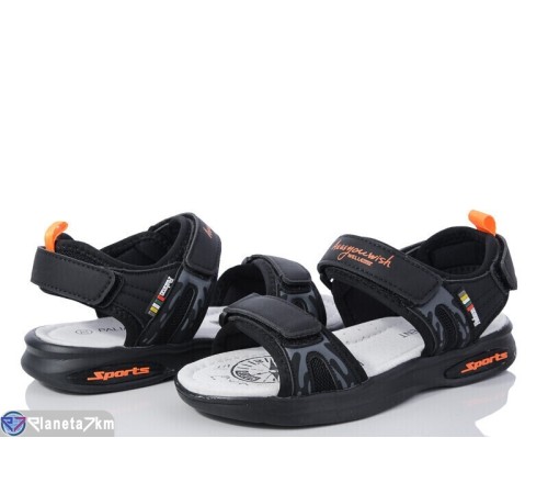 Сандалі дитячі на літо (8 пар р.32-37) чорний  "Normashoes"