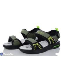 Сандалі дитячі на літо (8 пар р.32-37) зелений  "Normashoes"