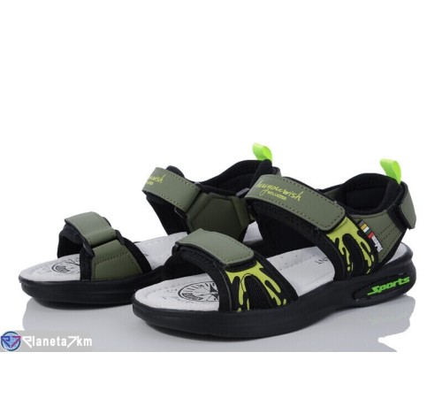 Сандалі дитячі на літо (8 пар р.32-37) зелений  "Normashoes"