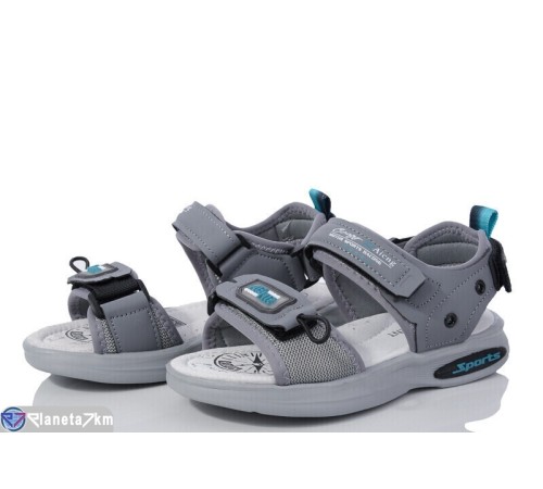 Сандалі дитячі на літо (8 пар р.32-37) сірий  "Normashoes"