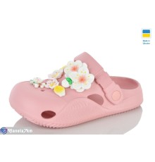 Кроки дитячі на літо (8 пар р.31-36) рожевий  "LUCKY"
