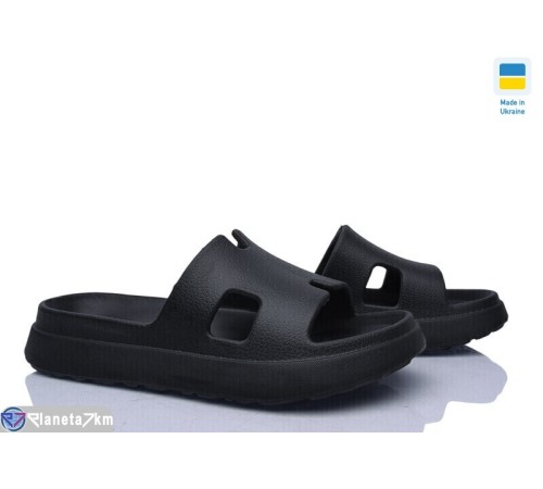 Шлепки жіночі на літо (8 пар р.36-40) чорний  "LEO"