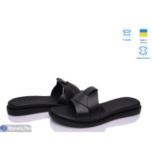 Шлепки жіночі на літо (6 пар р.37-40) чорний  "Daman"