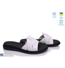 Шлепки жіночі на літо (6 пар р.37-40) білий  "Daman"