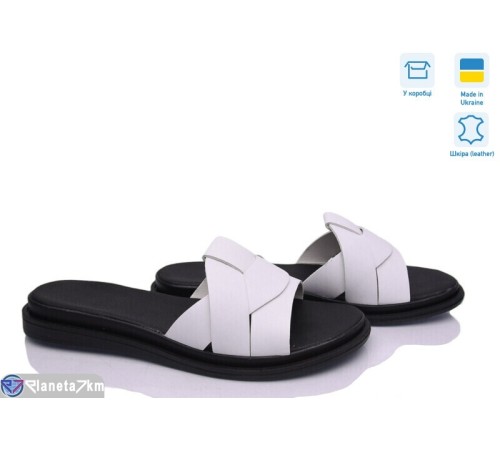 Шлепки жіночі на літо (6 пар р.37-40) білий  "Daman"