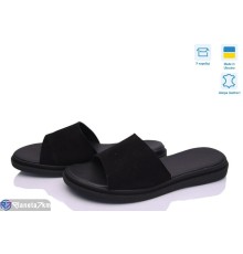 Шлепки жіночі на літо (6 пар р.37-40) чорний  "Daman"