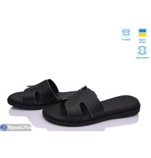Шлепки жіночі на літо (6 пар р.37-40) чорний  "Daman"