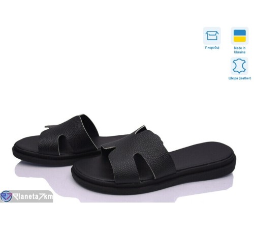 Шлепки жіночі на літо (6 пар р.37-40) чорний  "Daman"