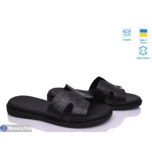 Шлепки жіночі на літо (6 пар р.37-40) чорний  "Daman"