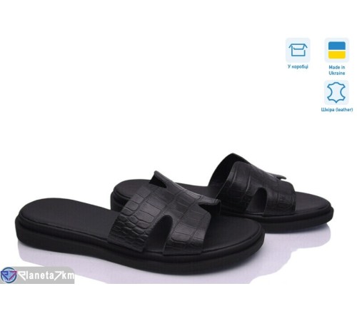 Шлепки жіночі на літо (6 пар р.37-40) чорний  "Daman"