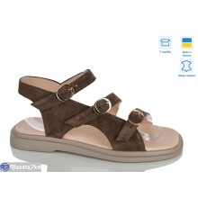 Босоніжки жіночі на літо (8 пар р.36-40) коричневий  "Bogema"
