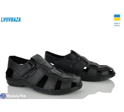 Туфлі чоловічі на літо (8 пар р.40-45) чорний  "LEOBAZA"
