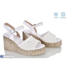 Босоніжки жіночі на літо (8 пар р.36-40) білий  "Mirella"