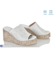 Шлепки жіночі на літо (8 пар р.36-40) білий  "Mirella"