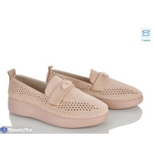 Туфлі жіночі на літо (8 пар р.36-41) бежевий  "Mirella"
