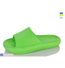 Шлепки дитячі на літо (6 пар р.30-35) зелений  "INPIRE"