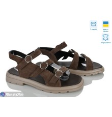 Босоніжки жіночі на літо (8 пар р.36-40) коричневий  "STELUSA"