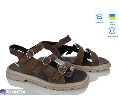 Босоніжки жіночі на літо (8 пар р.36-40) коричневий  "STELUSA"