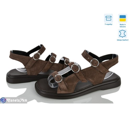 Босоніжки жіночі на літо (8 пар р.36-40) коричневий  "STELUSA"