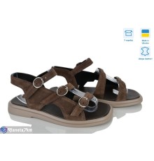Босоніжки жіночі на літо (8 пар р.36-40) коричневий  "STELUSA"
