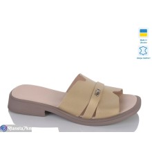 Шлепки жіночі на літо (6 пар р.37-42) бежевий  "LIKA"