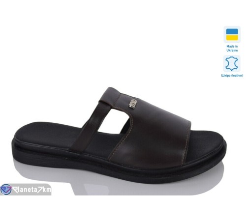 Шлепки жіночі на літо (6 пар р.36-40) коричневий  "LIKA"
