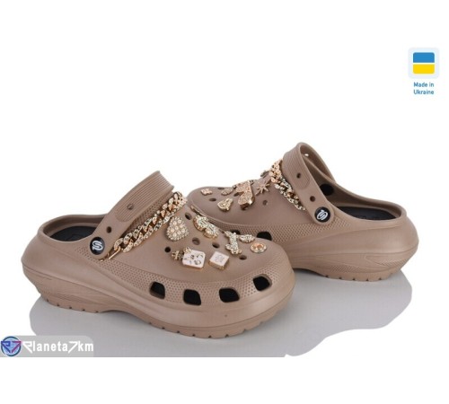 Кроки жіночі на літо (6 пар р.36-40) коричневий  "LEO"