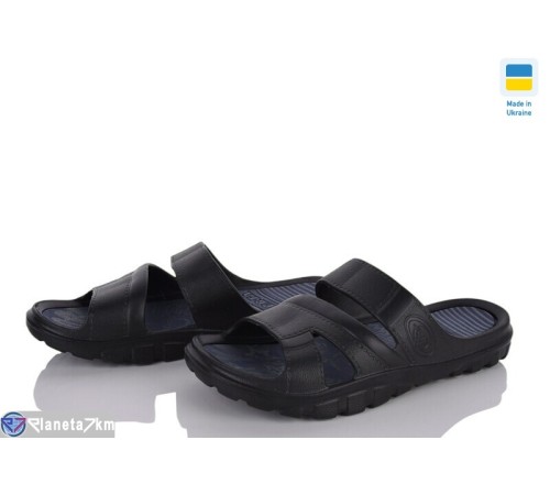 Шлепки чоловічі на літо (6 пар р.41-45) чорний  "LEO"
